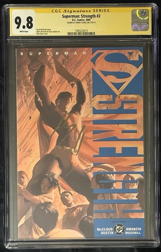 Superman Strength 2 CGC SS Signature Series 9.8 Signed Henry Cavill Nice