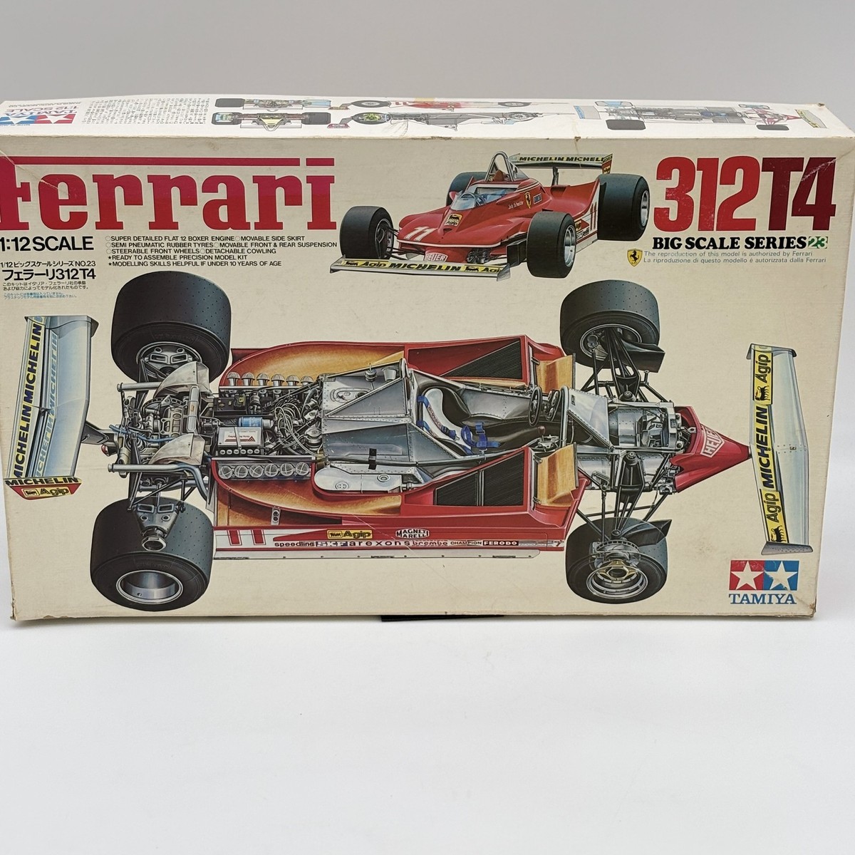 タミヤ　フェラーリ312T4　1/12BIG SCALE Model Kit 1/12 Big Scale Series NO.23 Ferrari 312T4 Tamiya