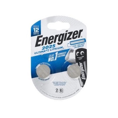 2x ENERGIZER CR2025 3V Lithium Knopfzellenbatterien Für Uhren & Geräte