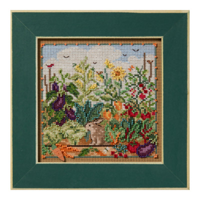 Mill Hill Bunny Garden Easter Rabbit Spring Buttons and Beads Cross Stitch Kit