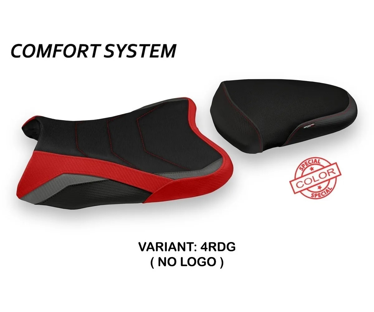 Seat cover Rabbi SColor Comfort Sys Red-Gray TPZ SUZUKI GSX R 1000 2007 2008 wG