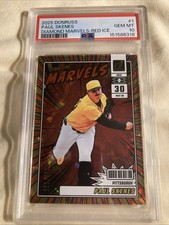 2025 Panini Donruss - Diamond Marvels Paul Skenes #1 Red Ice /149