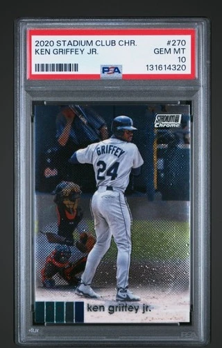 Ken Griffey Jr. 2020 Topps Stadium Club Chrome #270 PSA 10 Mariners HOF Legend