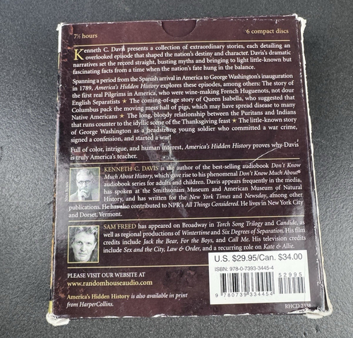 6 US History Audio Book CDs Mayflower 1491 Gettysburg Lincoln Lot - Bild 8 von 24