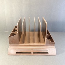 Vintage Action Industries Brown Plastic Desk ...