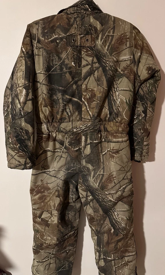 Scent Shield Coveralls Youth M Realtree Camouflage Hunting Outdoor Camo Zip Snap - Image 4 of 4