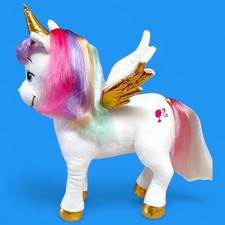 Mattel Barbie Dreamtopia Rainbow Unicorn Pegasus Plush Toy 16"
