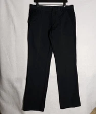 Viktor & Rolf Italy Chino Pants Mens 52 36X35 Black Straight Cotton