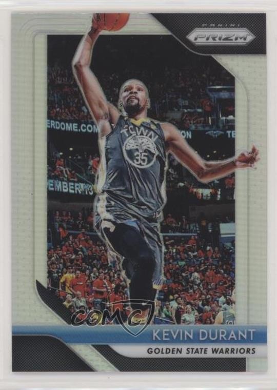 2018-19 Panini Prizm Silver Prizm Kevin Durant #252 1q7