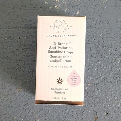 Drunk Elephant D-Bronzi Anti-Pollution Sunshine Drops Bronzing Serum 30ml NIB