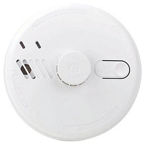 Heat Alarm Smoke Detector Thermistor Sensor Battery Back Up Kitchen Garages 230V