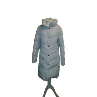 Dibari Daunenmantel Gr. 42 fällt wie 38 aus Creme Wollweiß 70% Daunen Top!!