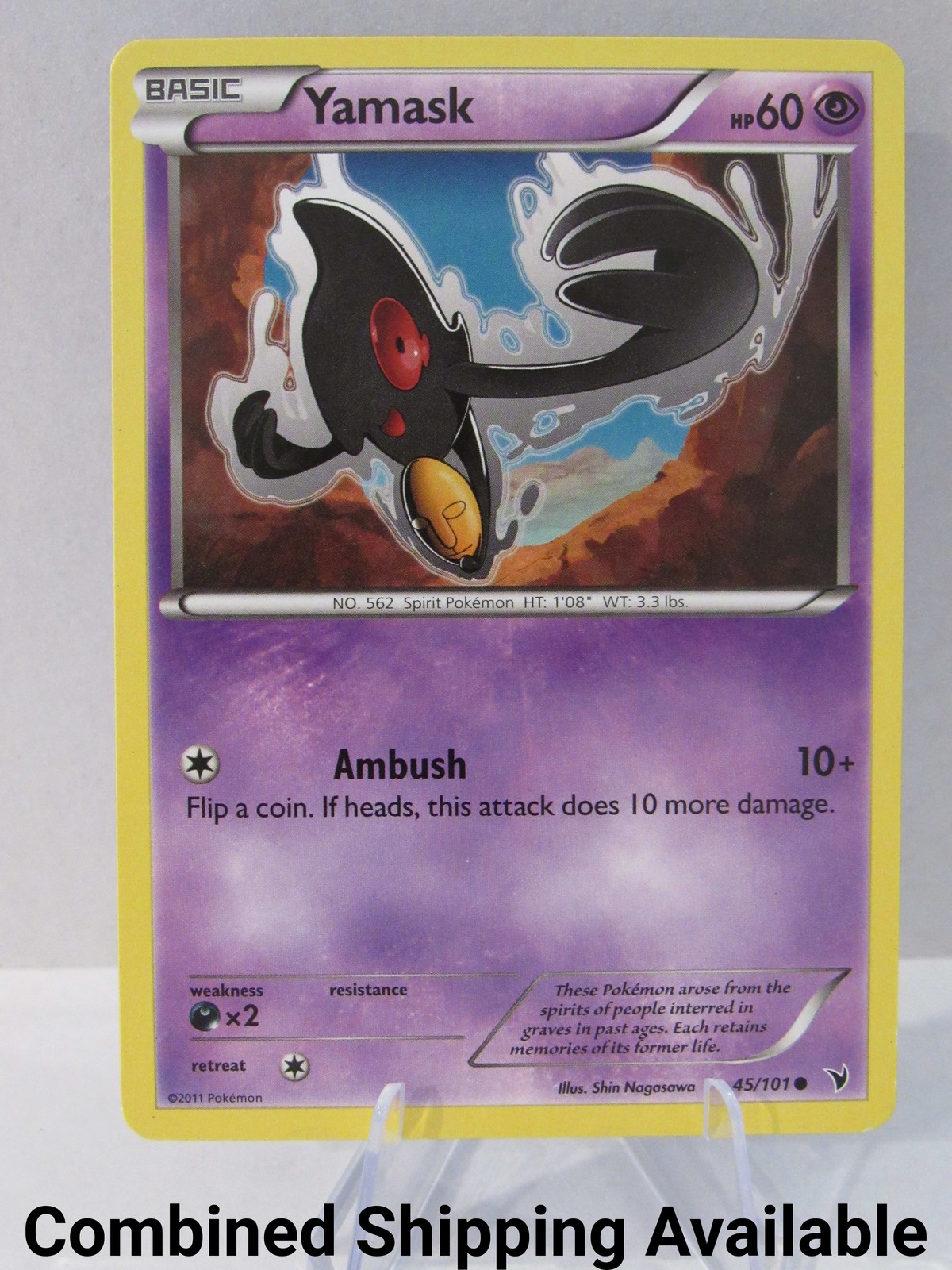 Yamask (45) 45/101 Noble Victories LP English 10196