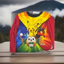 Boys Pok mon Pajamas Long Sleeve Shirt Pants Size 14/16