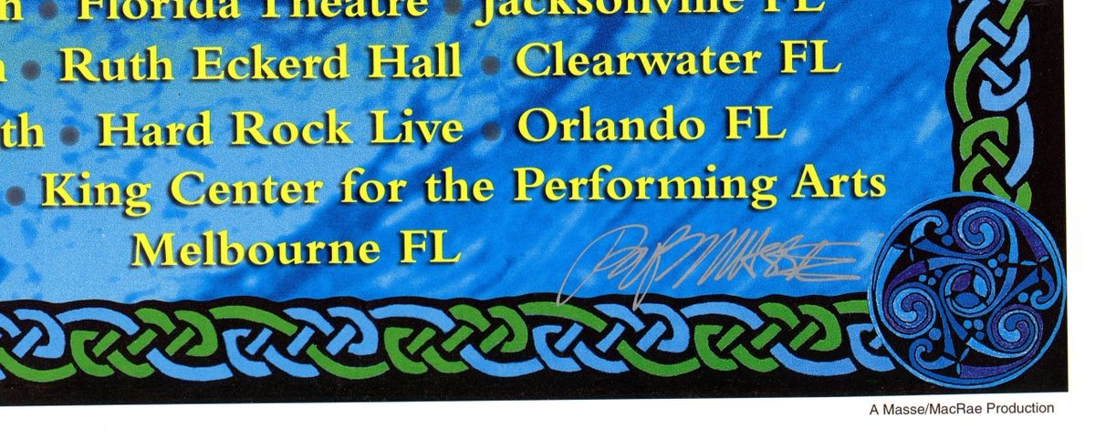 Moody Blues - 2001 Tour Poster - "Original 1st Edition" - Signed by Bob Masse