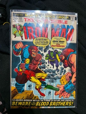 Marvel The Invincible Iron Man #55 Bronze Age Jim Starlin Avengers Iron Man
