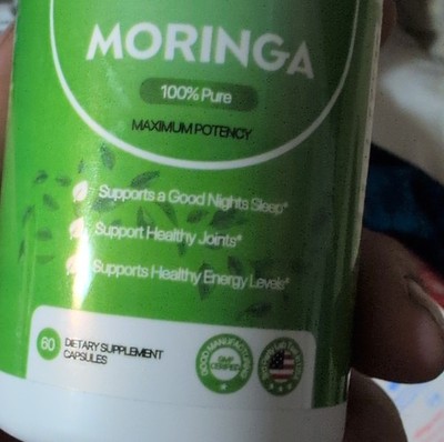 Thyroidalia Supplements Moringa 800mg Capsules GMP Certified Energy Sleep 60ct