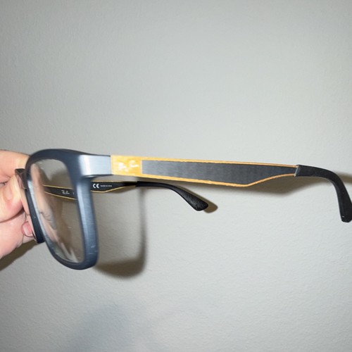 Ray-Ban Black Rectangular Full Rim Plastic Eyeglass Frames Unisex Adults