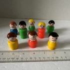 Vintage Fisher Price Little People FIGURE lot of 8