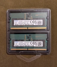 Samsung 16GB Kit (2 x 8GB) PC5-5600B DDR5 SODIMM Memory