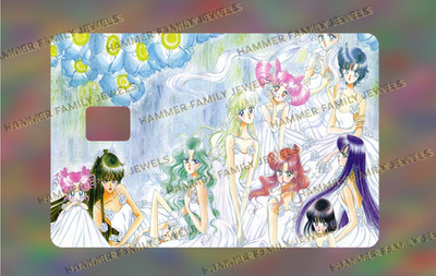 Sailor Moon Fan Art Card Decal *