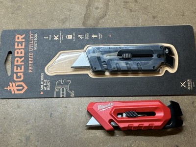 Gerber Prybrid & Milwaukee 48-22-1517 Multi-Function Compact Utility Knives