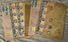 LIBYA , Lot 6 Documents with Reveinue Stamps