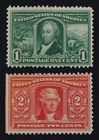 CKStamps: US Stamps Collection Scott#323 324 1c 2c Mint H OG