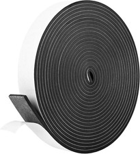 Self Adhesive Foam Tape Weatherstrip 1In x 1/4In x 33Ft High Density Foam