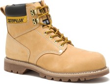 Caterpillar Mens SECOND SHIFT Steel Toe Work Industrial Boot Honey