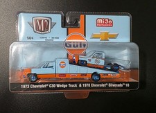 M2 Machines Mijo Chase 1973 Chevy C30 Wedge Truck 78 Chevy Silverado 10