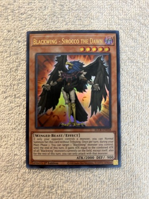 #ad YuGiOh Blackwing Sirocco The Dawn BLCR EN058 1ST Dark Ultra NM $1.59