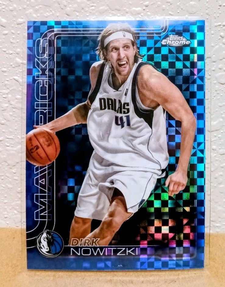 2025-26 Topps Chrome - Dirk Nowitzki #246 Blue X-Fractor