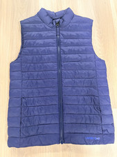 Lands End Primaloft Puffer Vest Youth Size M 10/12 Navy Blue, EXCELLENT