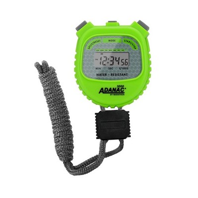 Marathon Adanac 3000 Digital Stopwatch Timer, Neon Green - Small, 