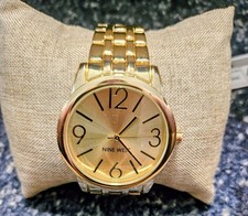 Watch Nine West Women's Gold-Tone Dress Watch NEW (No Box)