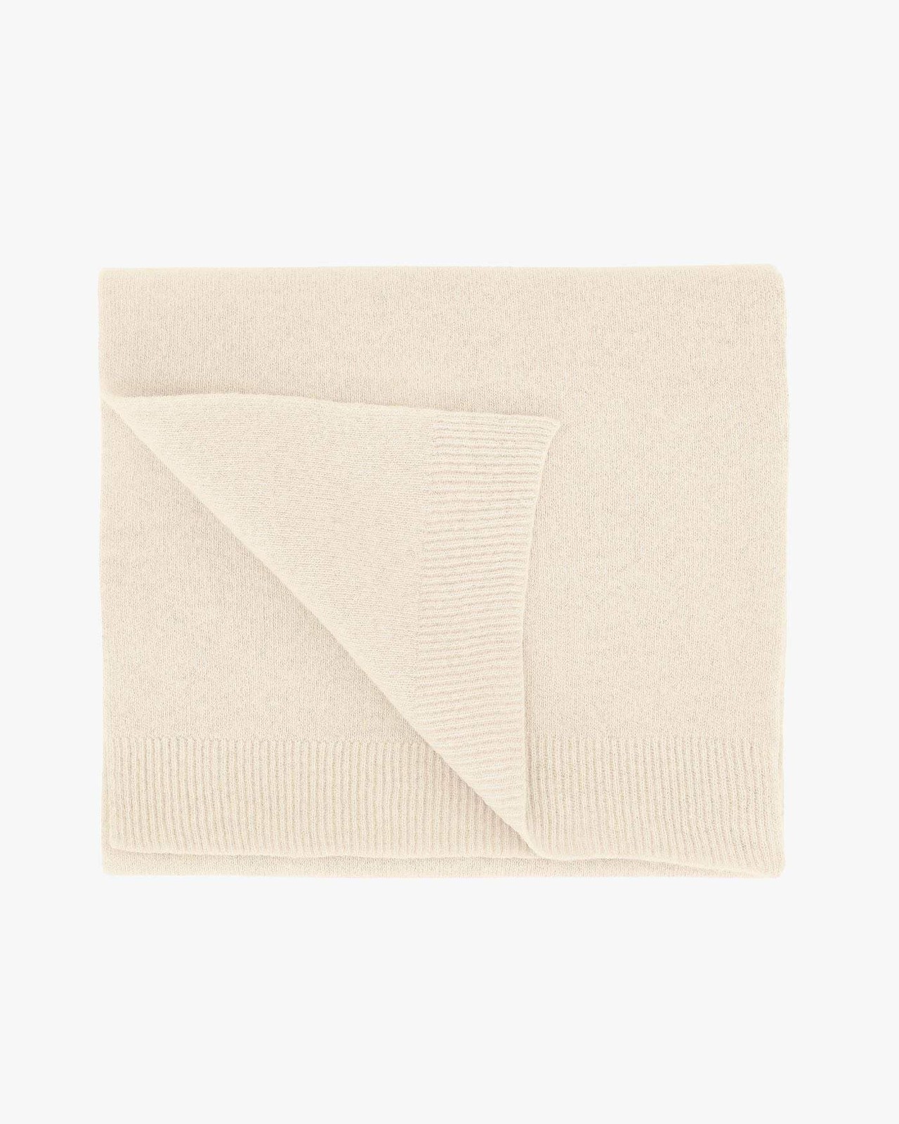 Colorful Standard Merino Wool Scarf - Optical White