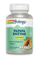 Solaray Papaya Enzyme 180 Chewable