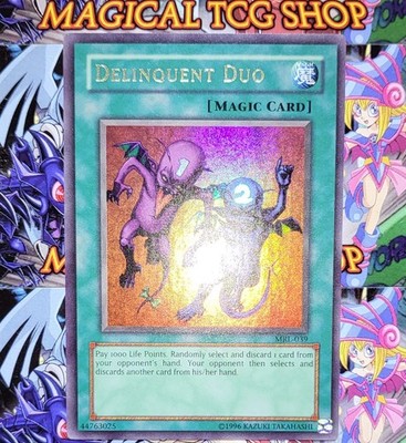delinquent duo yugioh deck Amazon.com: Yu-Gi-Oh! - Delinquent Duo (DB1-EN024) - Dark Beginnings 1 -  Unlimited Edition main image 0