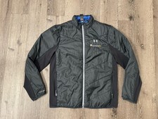 Under Armour Puffer Jacket Mens Large Storm Insulated Full Zip Gray