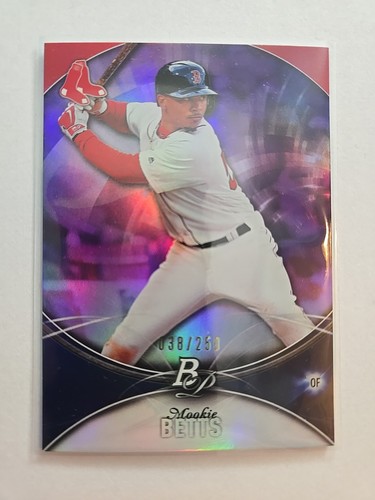 Mookie Betts #39 2016 Bowman Platinum card