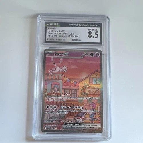 Pokemon Mew ex 053 Sv: Scarlet & Violet Promo Holo CGC 8.5 180 HP