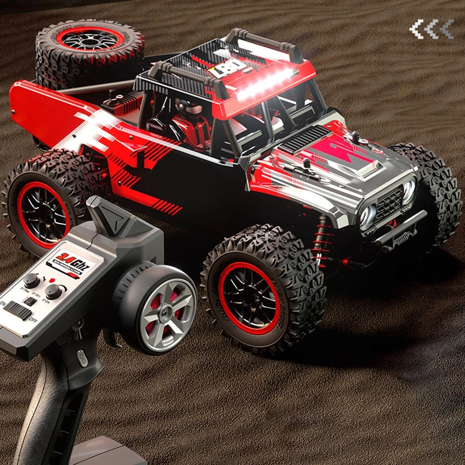 2.4GHz RC High Speed Off Road Vehicle 1/14 4WD Car C8805 Carbon Brush Motor RTR - Image 3 of 4