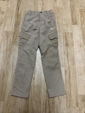 Nike Big Kids Outdoor Play Woven Cargo Pants Khaki Sz Medium FD3239-247