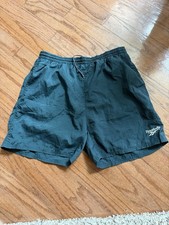 Vintage 90s Reebok Shorts Sz 9 Green