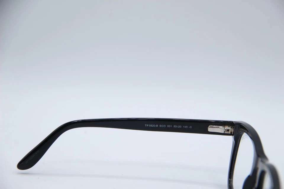 NEW TOM FORD TF 5820-B ECO 001 BLACK AUTHENTIC FRAMES EYEGLASSES 50-20 - Image 3 of 4