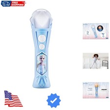 Frozen Sing Along Microphone Toy for Kids with Built-in Music and Flashing Li...