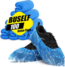 Shoe Covers Disposable Non Slip - Pack of 100 50 Pairs , Premium Waterproof and