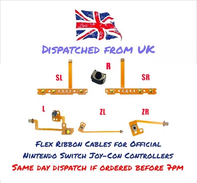 IGIRISU STU Nintendo Switch Joy-Con SL SR ZL ZR R L Left Right Replacement Flex Ribbon Cable