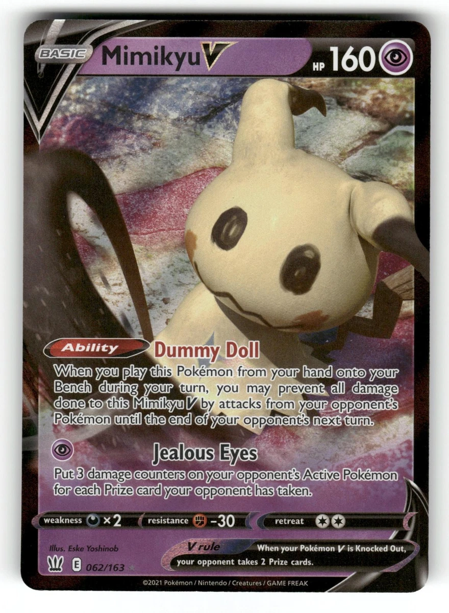 Mimikyu V Pokémon TCG Cards for sale | eBay